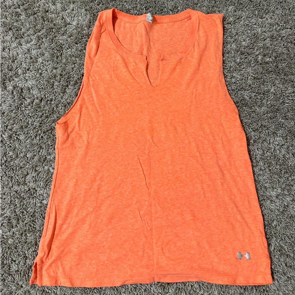 Under Armour - orange tank *Size M*